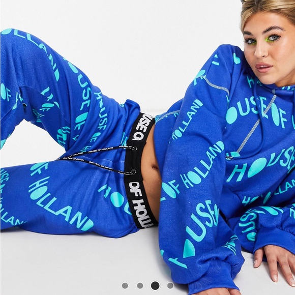 House of holland blue sweatpants medium - Picture 3 of 7